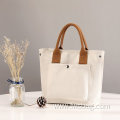 2022 Wholesale High Quality Canvas Bags Casual Fashion Handbags For Women Man Plain Blank Canvas Tote Bags
